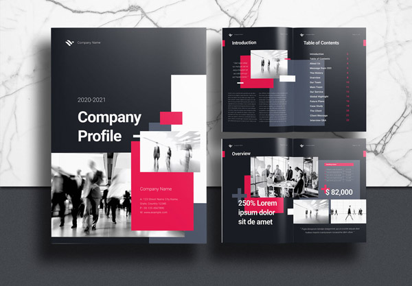 Company Profile Design in Dubai