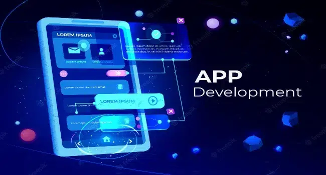 skilled mobile app developers showing development of apps